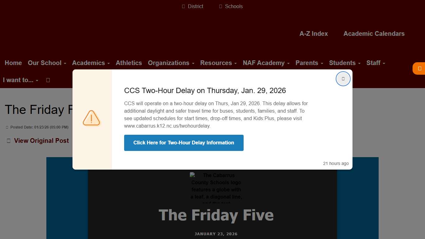 Jay M Robinson High School -