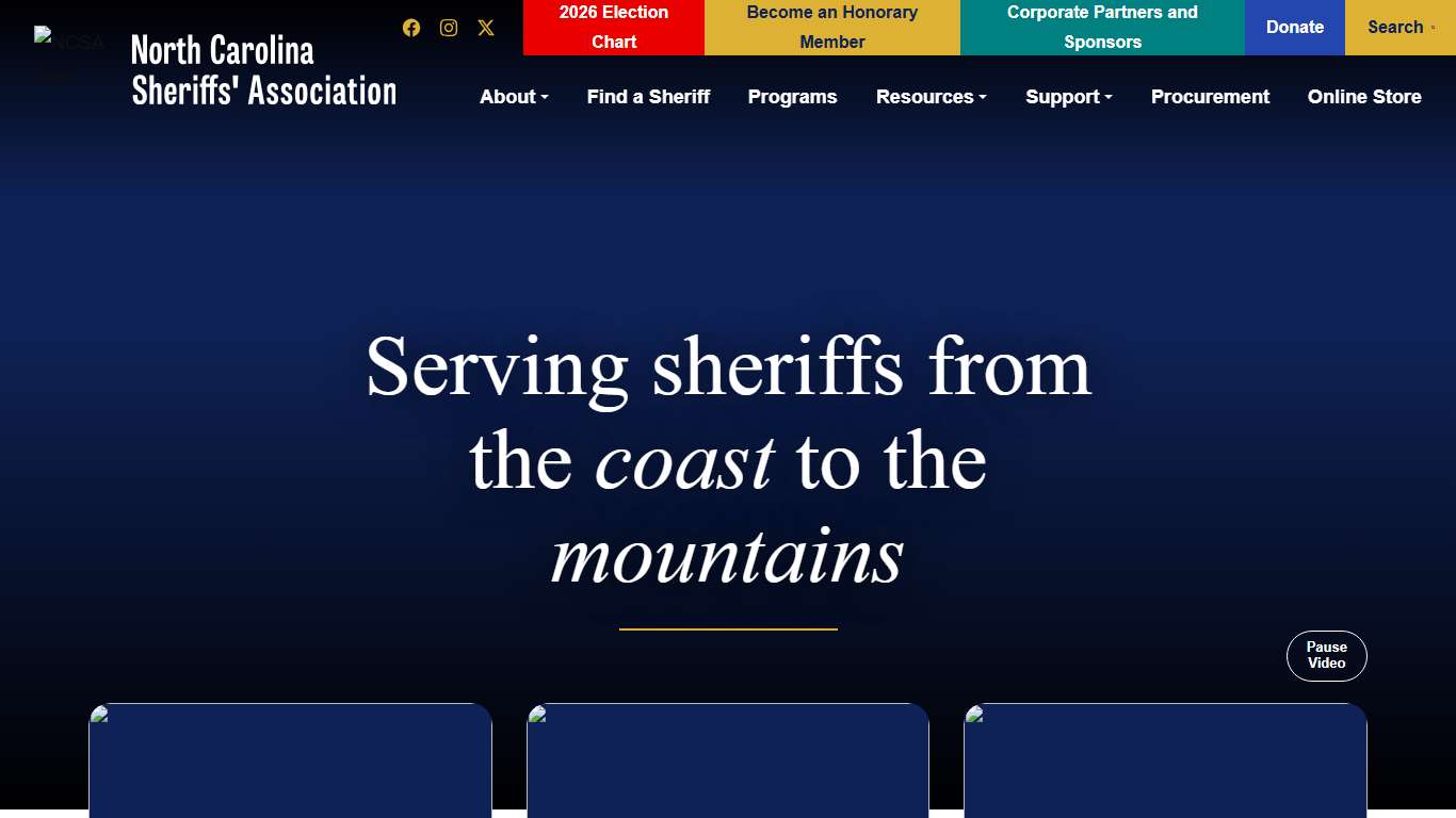 Home North Carolina Sheriffs' Association